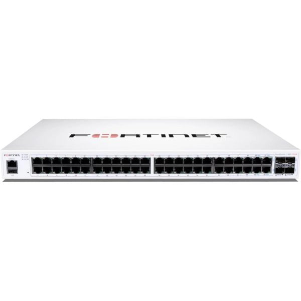 Fortiswitch-148f-poe switch l2+ man. con 48 p. ge + 4 p. sfp+ power budget fino a 370w - FS-148F-POE