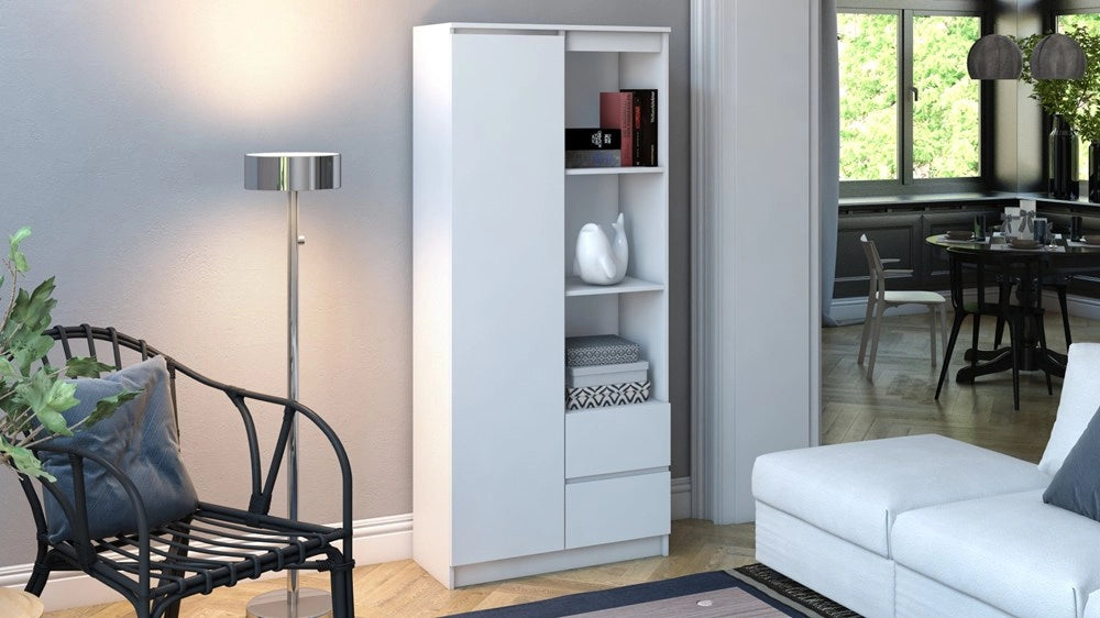 Scaffale bily RS-80 bianco libreria moderna