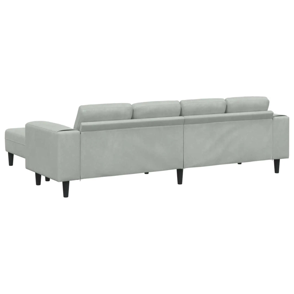 Divano per Soggiorno 3 pcs Grigio chiaro 250 x 188 x 76 cm 3335122