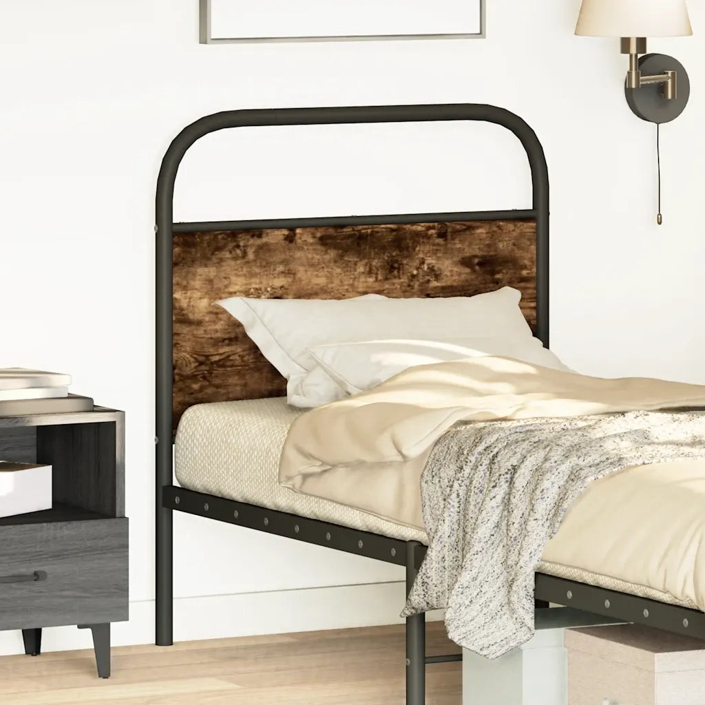 Testiera di Ricambio Rovere Fumo 80 cm in Acciaio e Legno Multistrato 4100236