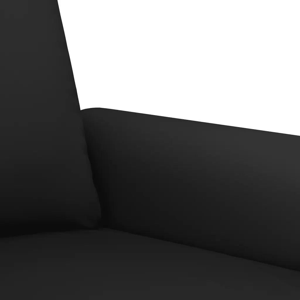 Set di Divani 3 pz con Cuscini Nero in Velluto 3202175