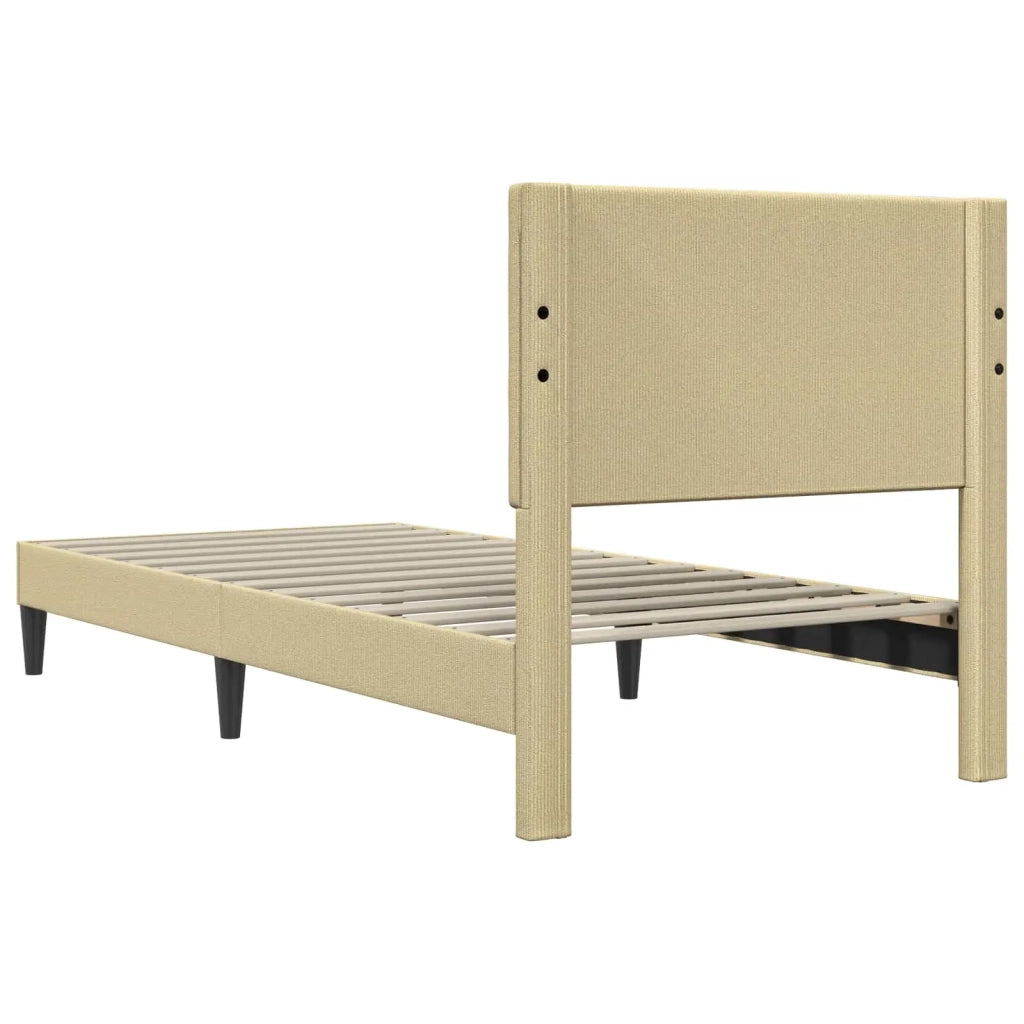 Struttura del letto-Giroletto Grigio Verde Chiaro 90 x 190 cm