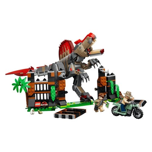Set costruzioni lego 77982 jurassic world fuga dal dinosauro spinosaur
