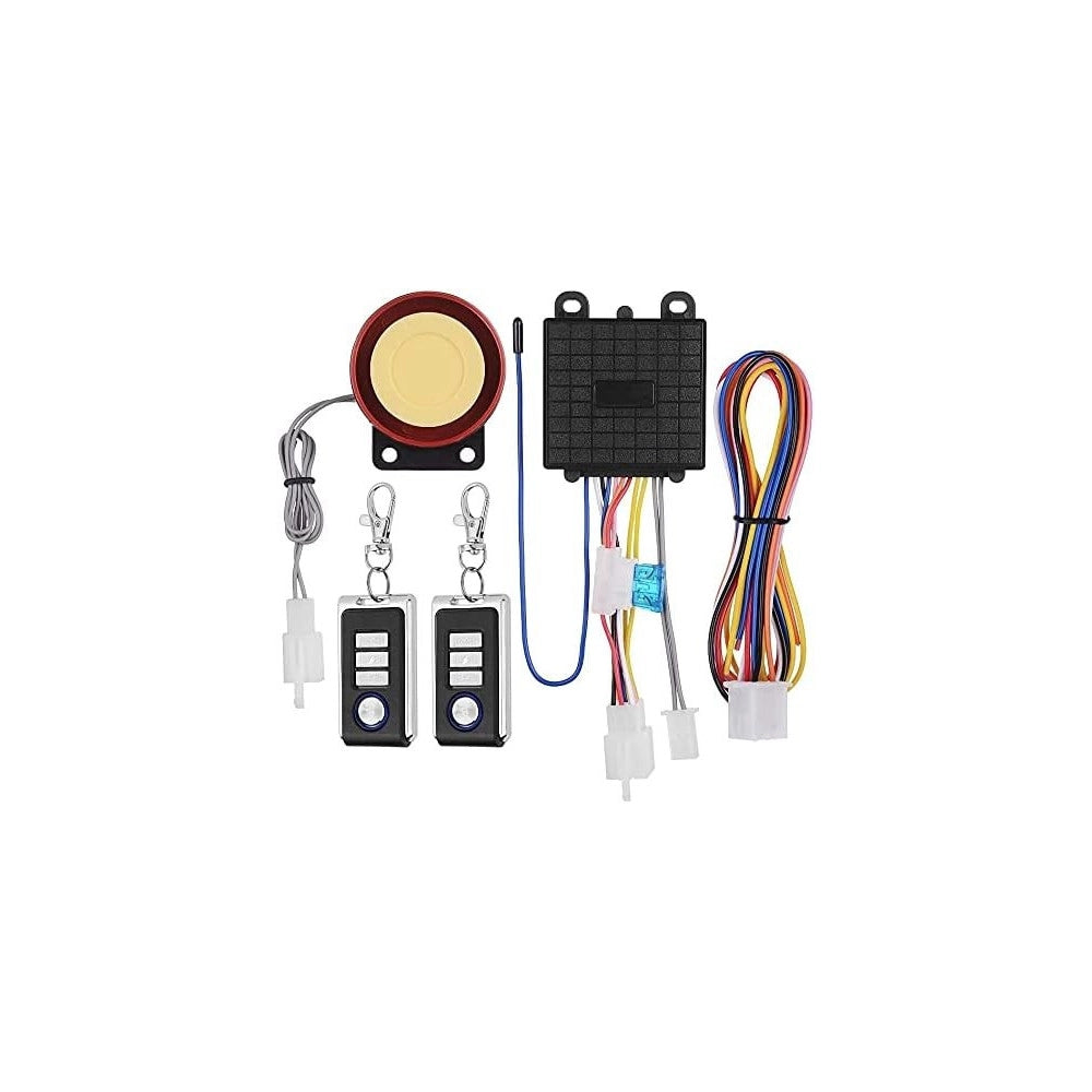 Trade Shop - Kit Antifurto Allarme Per Moto Universale Con Sirena Da 125db Code Telecomando -