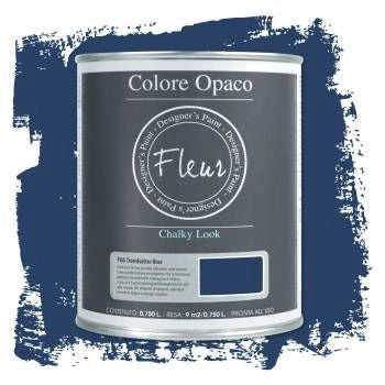 FLEUR CHALKY COLORE OPACO EFFETTO GESSO 750 ML F66 TRENDSETTER BLUE