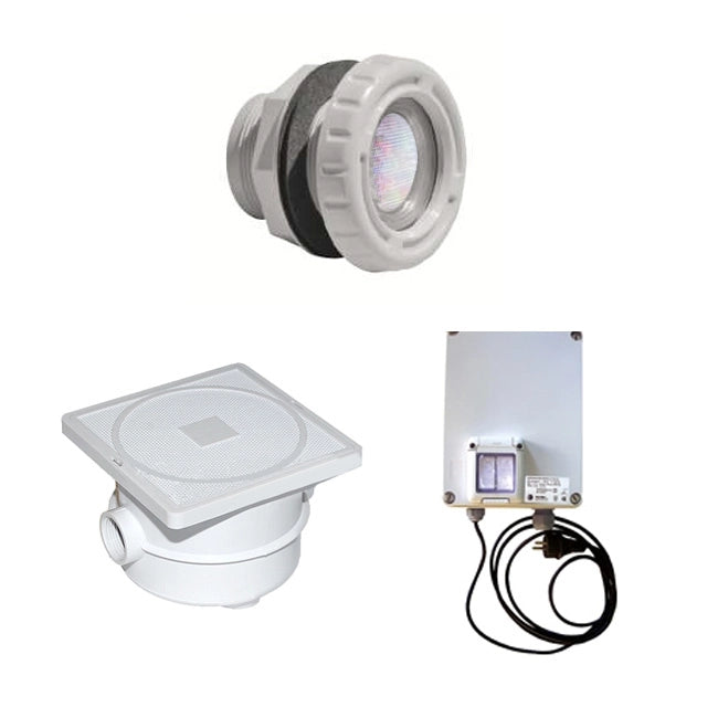 Kit 2 Mini proiettori led Multicolore - Per Illuminazione Piscina Numero pezzi: 3