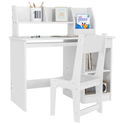 Scrivania per Bambini con Sedia e Cassetti ¨C Minimal ¨C 90x45x90 cm Bianca
