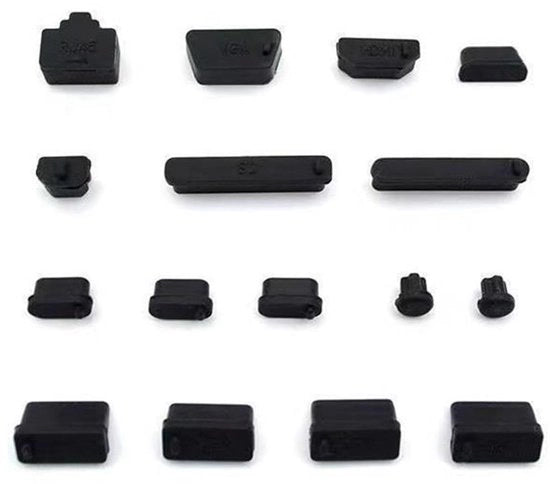 Set di 16 Stuzzicadito in Silicone per Stuzzicadito USB A
