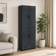 Set di armadi 2 pz Nero Legno ingegnerizzato 3416935