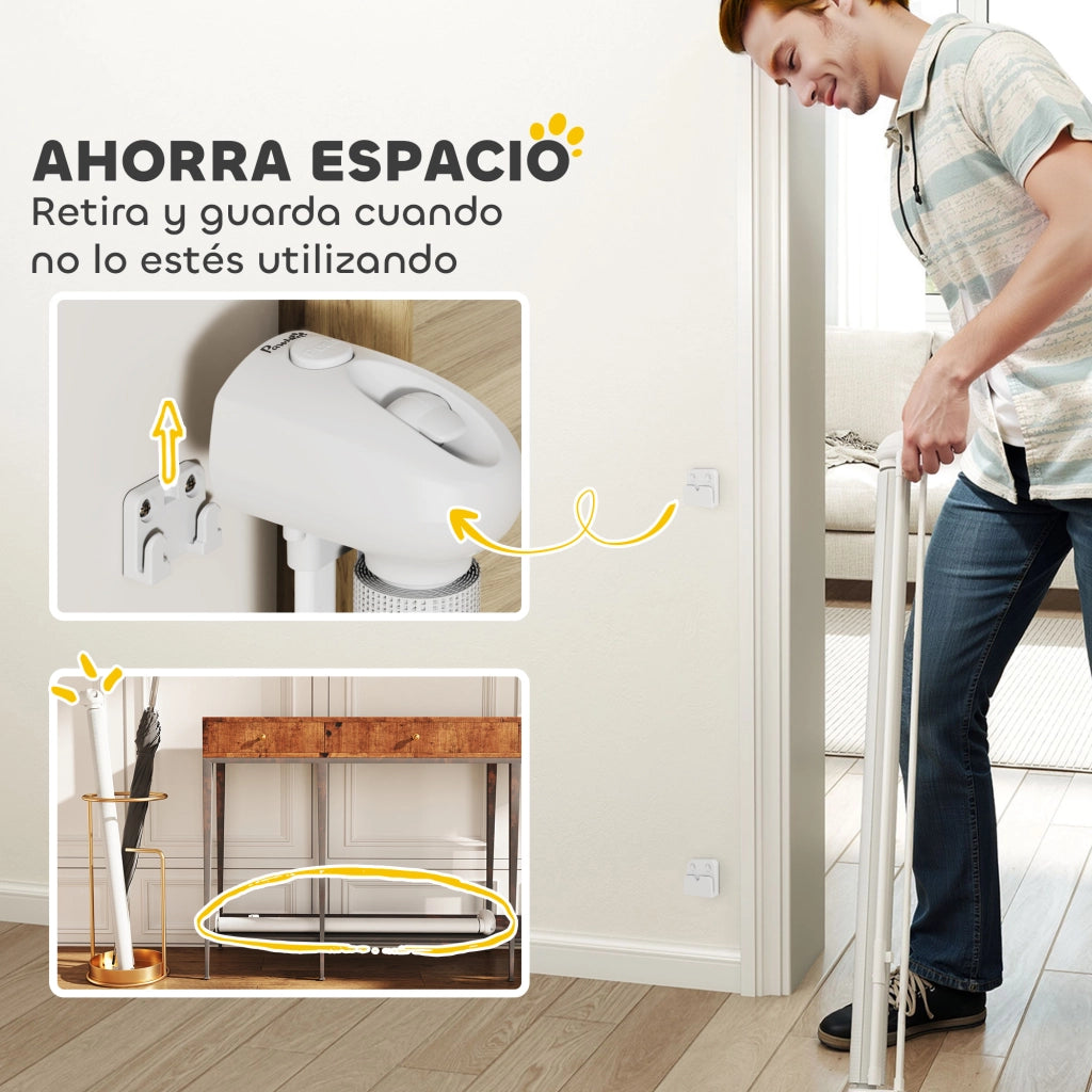 Barriera per Cani Retrattile ¨C Minimal ¨C Bianco 0-140 cm