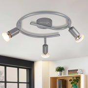 ZMH Faretto da soffitto 3 fiamme GU10 moderni per corridoio con lampadina inclusa