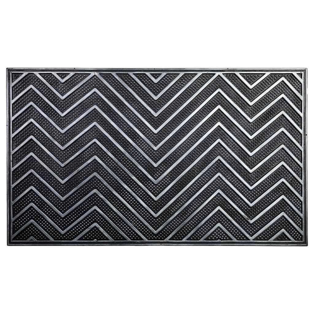 Zerbino in gomma nera 45x75x0,7