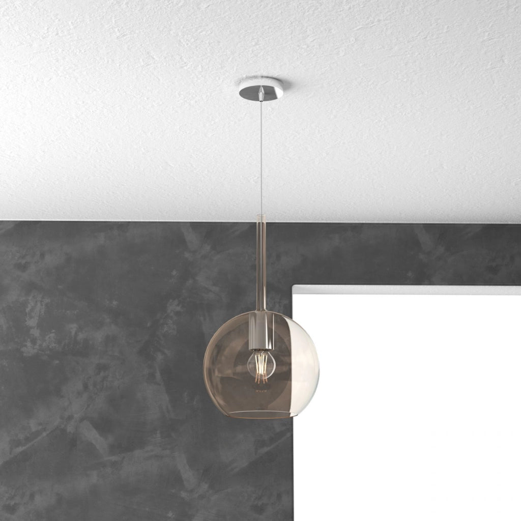 SOSP. CROMO 1 LUCE MEDIA AMBRA 1155CR-SM-AM