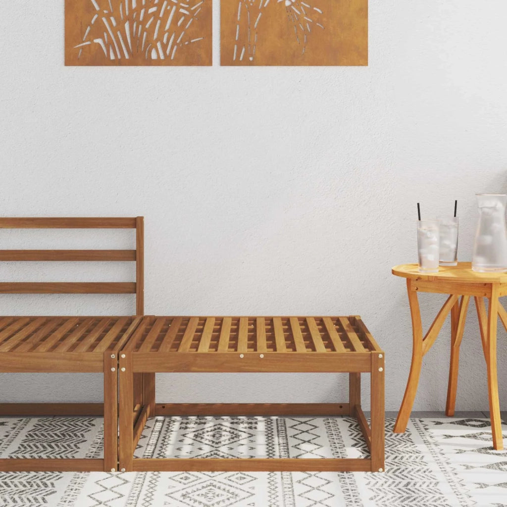 Poggiapiedi da Esterno Naturale 79 x 79 x 37 cm CFW6366511