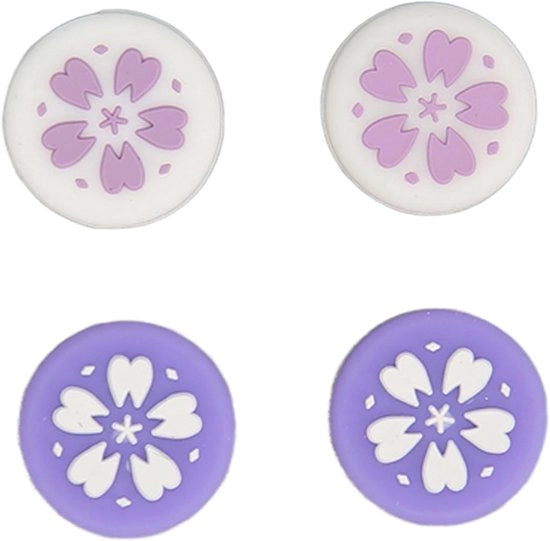 Joystick Caps Kawaii Paars - Set da 4 Pezzi