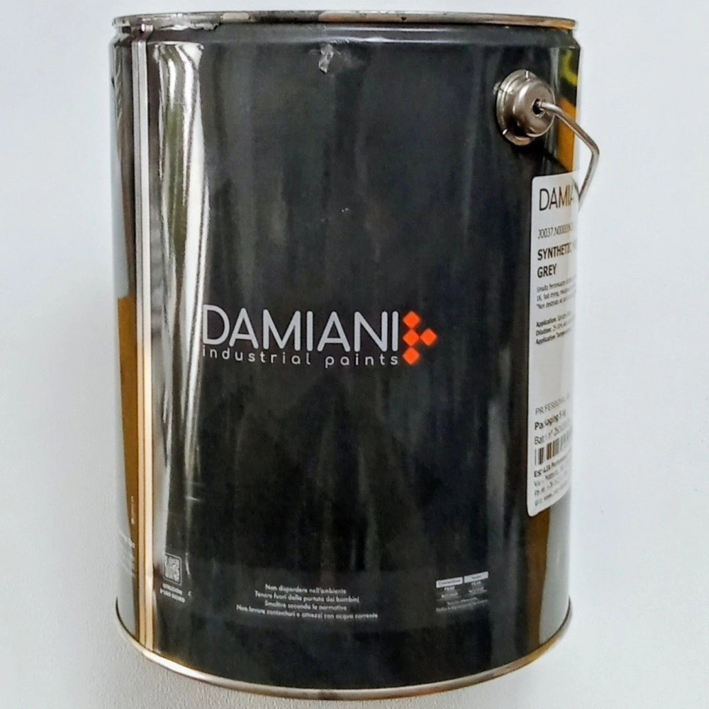 Damiani smalto 5kg base nitro sintetico tutti i ral 2000, brillantezza lucido, colore  ral 2012 - arancio salmone