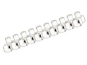 CONNETTORI A PIPA- - mm.10 in stecca pz.10 - 5 pezzi