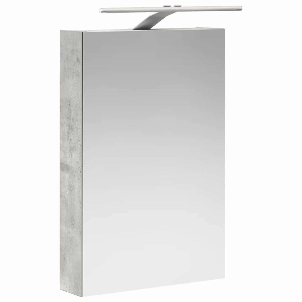 Set di mobili per il bagno 5 pz Grigio Cemento 3407242