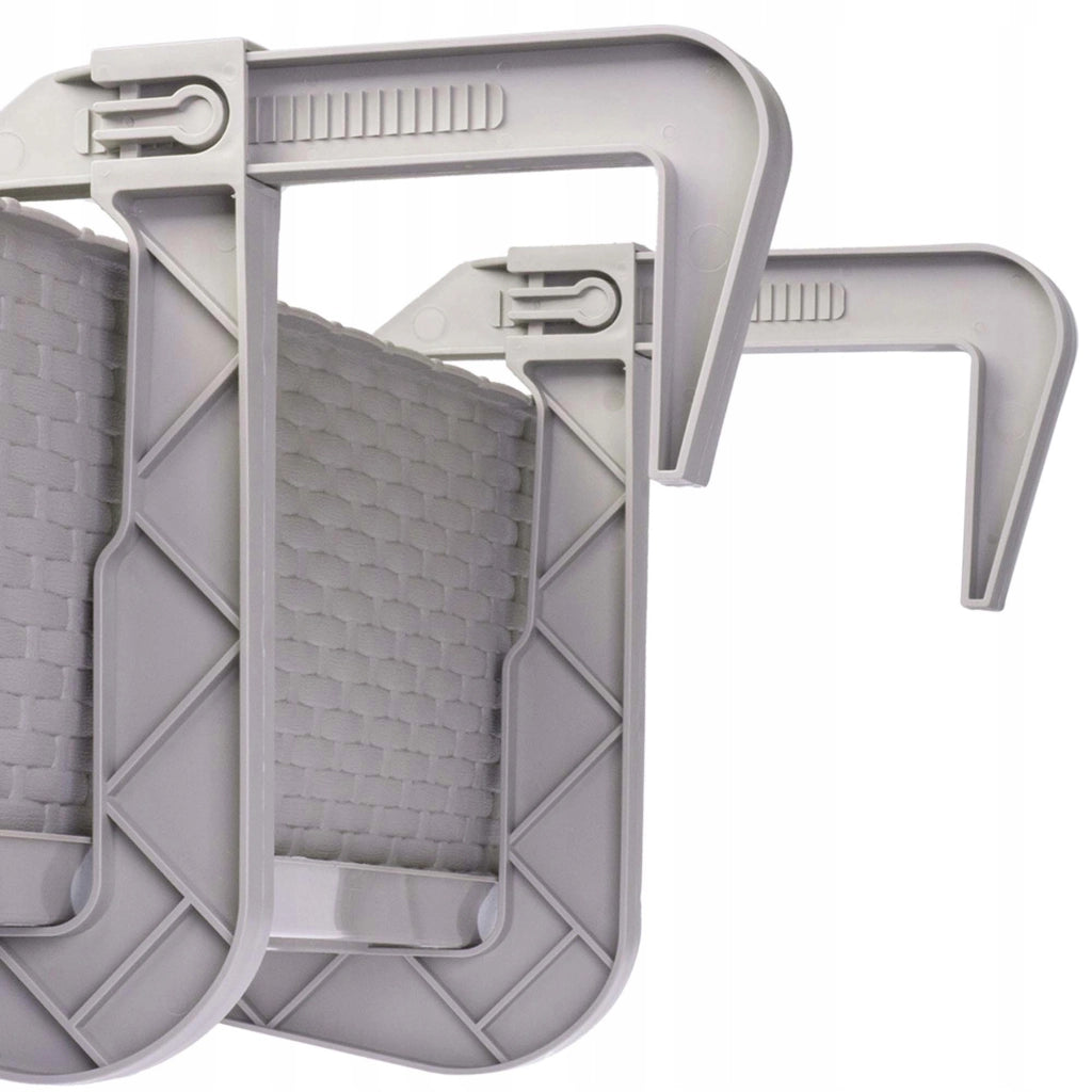 KADAX Fioriera da balcone 40 cm, supporto per vaso, manici (3 pezzi)