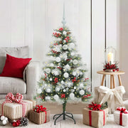 Albero di Natale artificiale Verde e bianco 120 cm 3395164