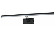 Applique moderna nera 60cm interruttore LED 8W Lester