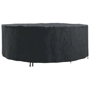 Copertura per mobili Nero 244 x 244 x 85 cm Tessuto Oxford 210D