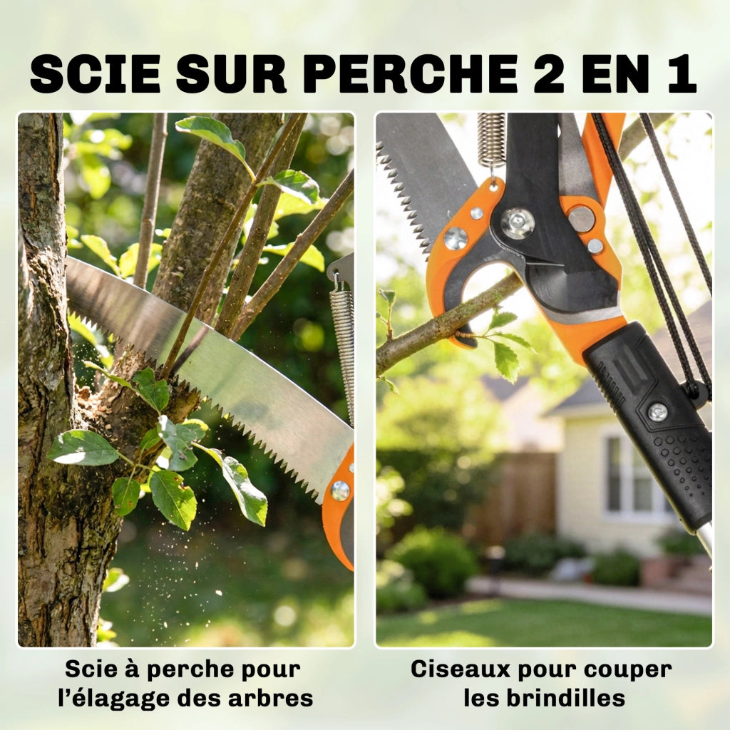 Troncarami Telescopico 2 in 1 ¨C Zephmum ¨C Alluminio 2 m