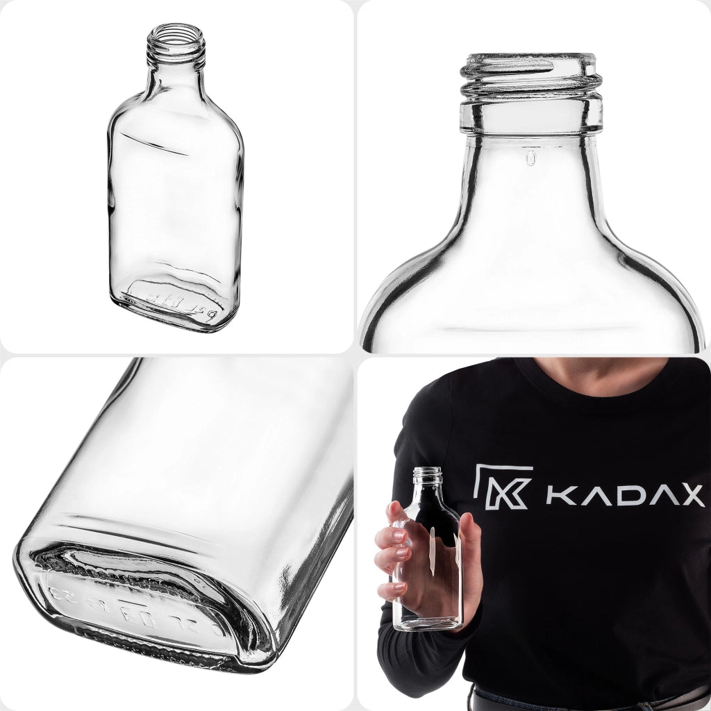 KADAX Butelka piersiówka 200ml BUT200 z zakrętką s