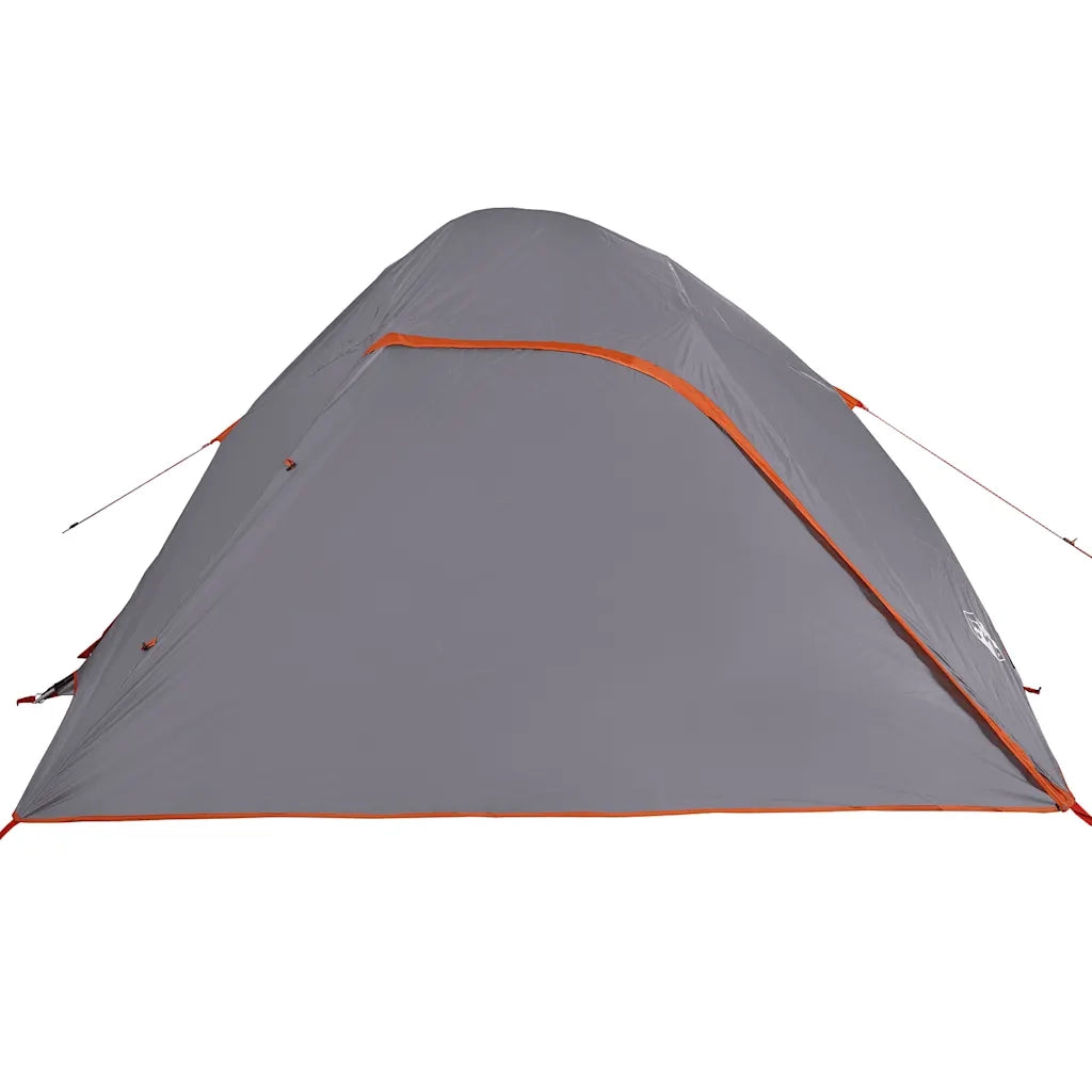Tenda da Campeggio a Cupola 4 Persone Grigia Impermeabile 94721