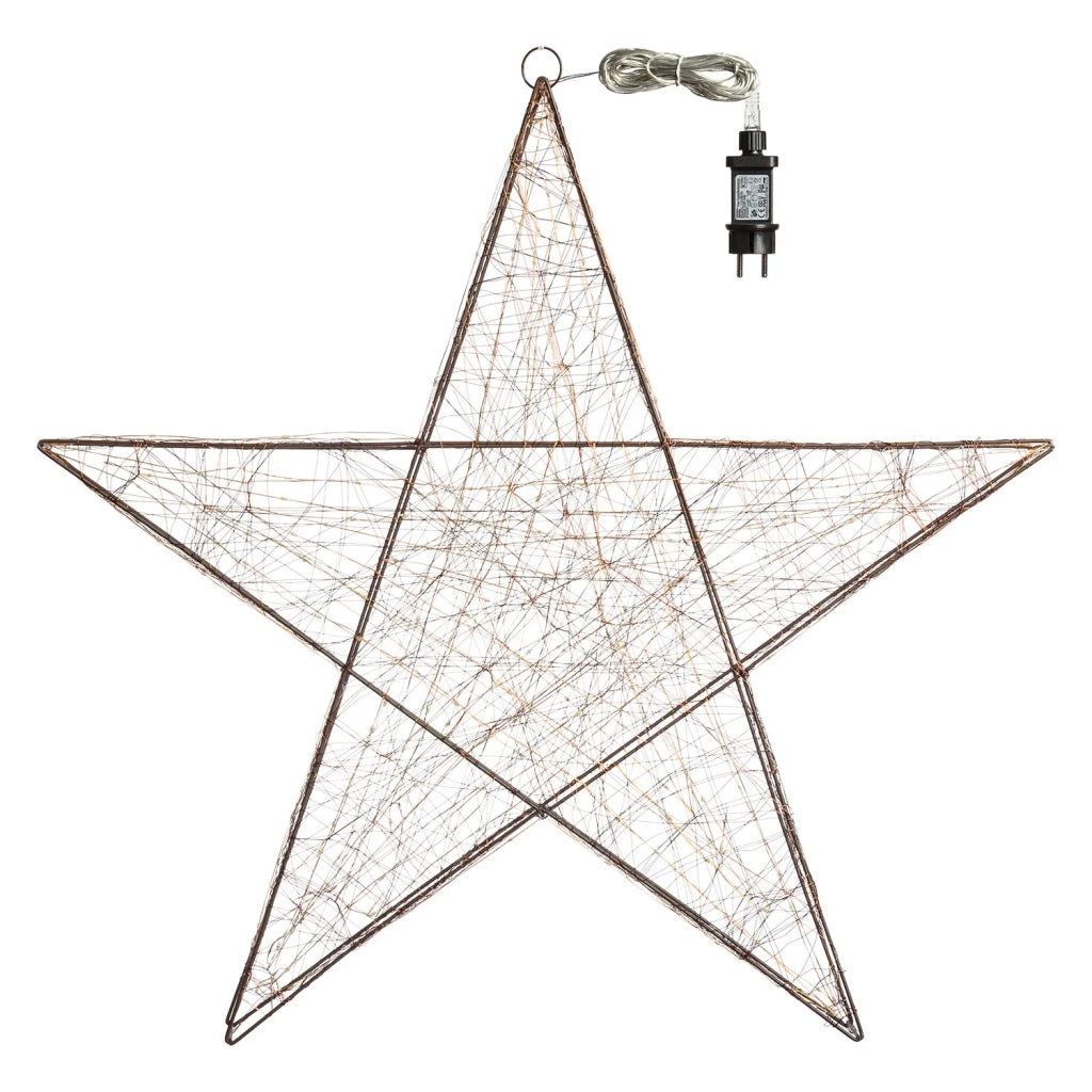 Stella 3D Copper 80 cm 240 MicroLED B Caldo FlashLED IP44