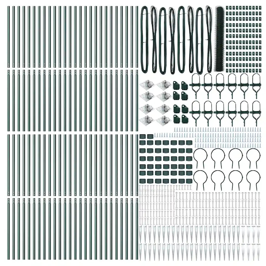 Palo della recinzione Verde 100 x 1,2 m (rete da 36 mm)
