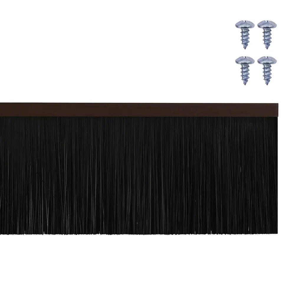 Spazzole per porte a vite 6 pz Marrone 100 cm CFW8985955