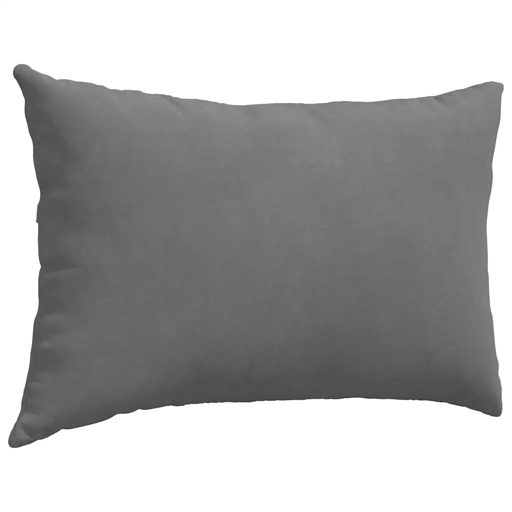 Cuscini da Divano 2 pcs Grigio scuro 60 x 40 cm Tessuto 42013684