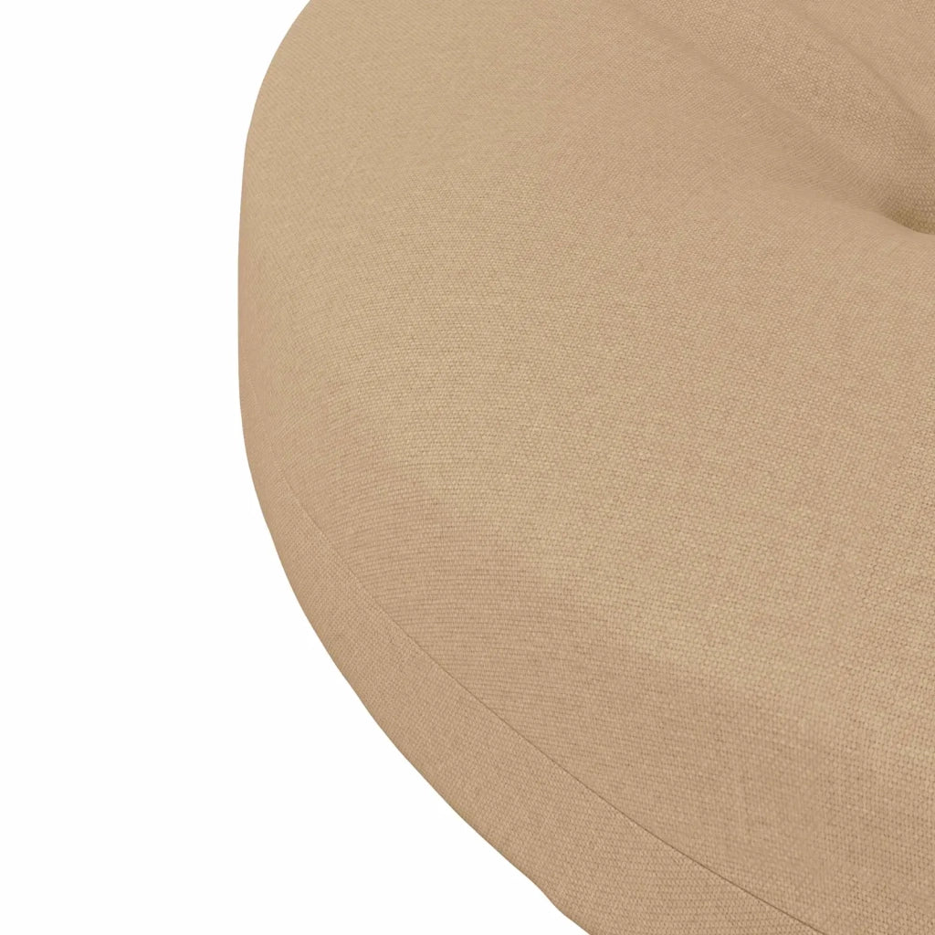 Cuscini per Sedia in 4 Pezzi 4 pz 100% Poliestere Sabbia 945314