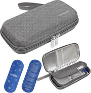 Cuscino di isolamento con elementi refrigeranti - sicuro per diabetici - grigio