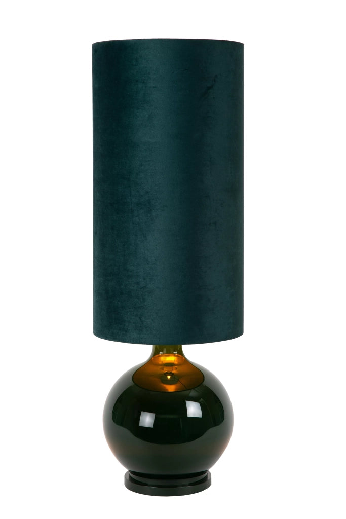 Lampada da tavolo in vetro verde 100 cm E27 Esterad Lucide