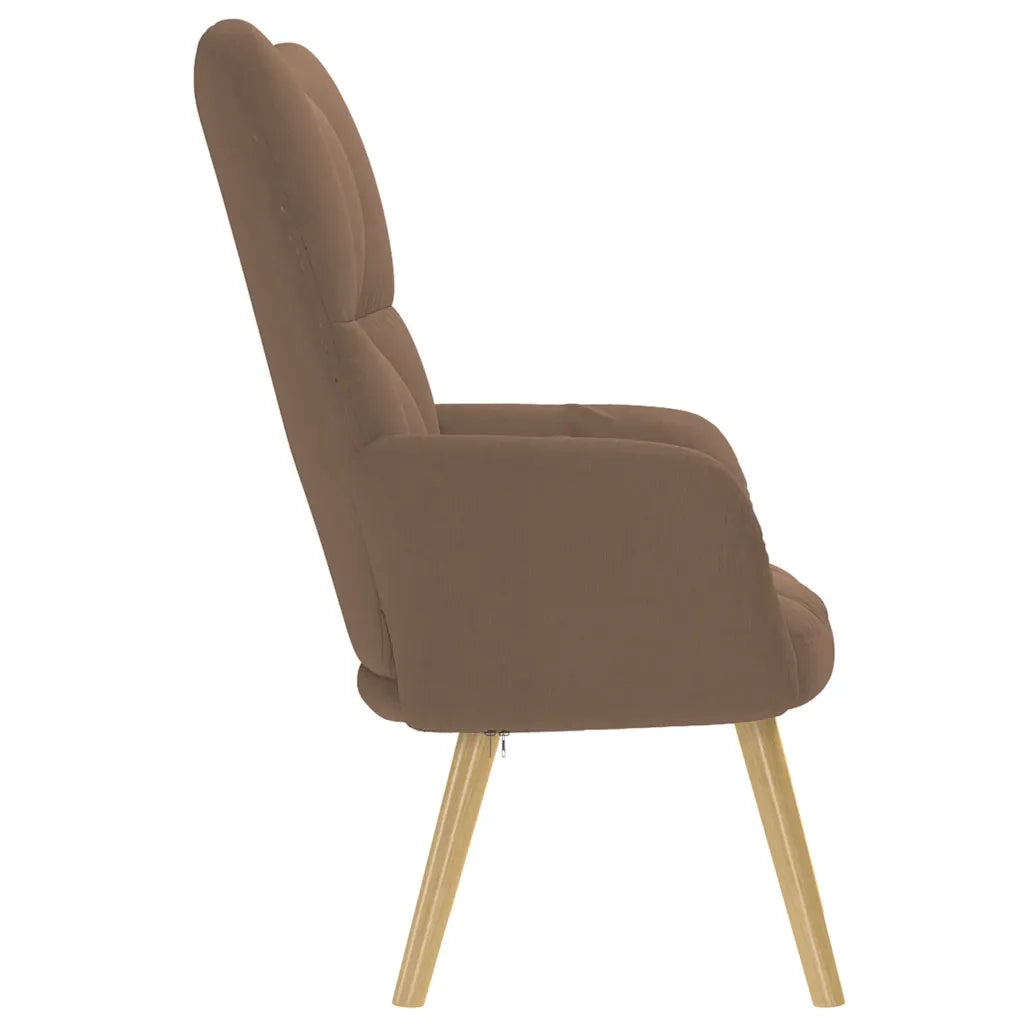 Poltrona Relax Marrone in Tessuto 4016771