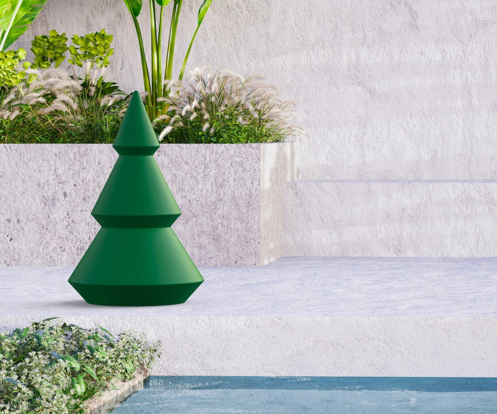 Abete da Giardino Ø30x46 cm in Resina Arkema Abete S Smart Blu
