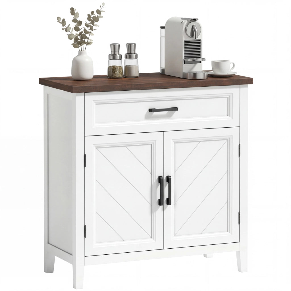 Credenza Moderna Rustico ¨C Xylo ¨C 2 Ante con Ripiano Regolabile