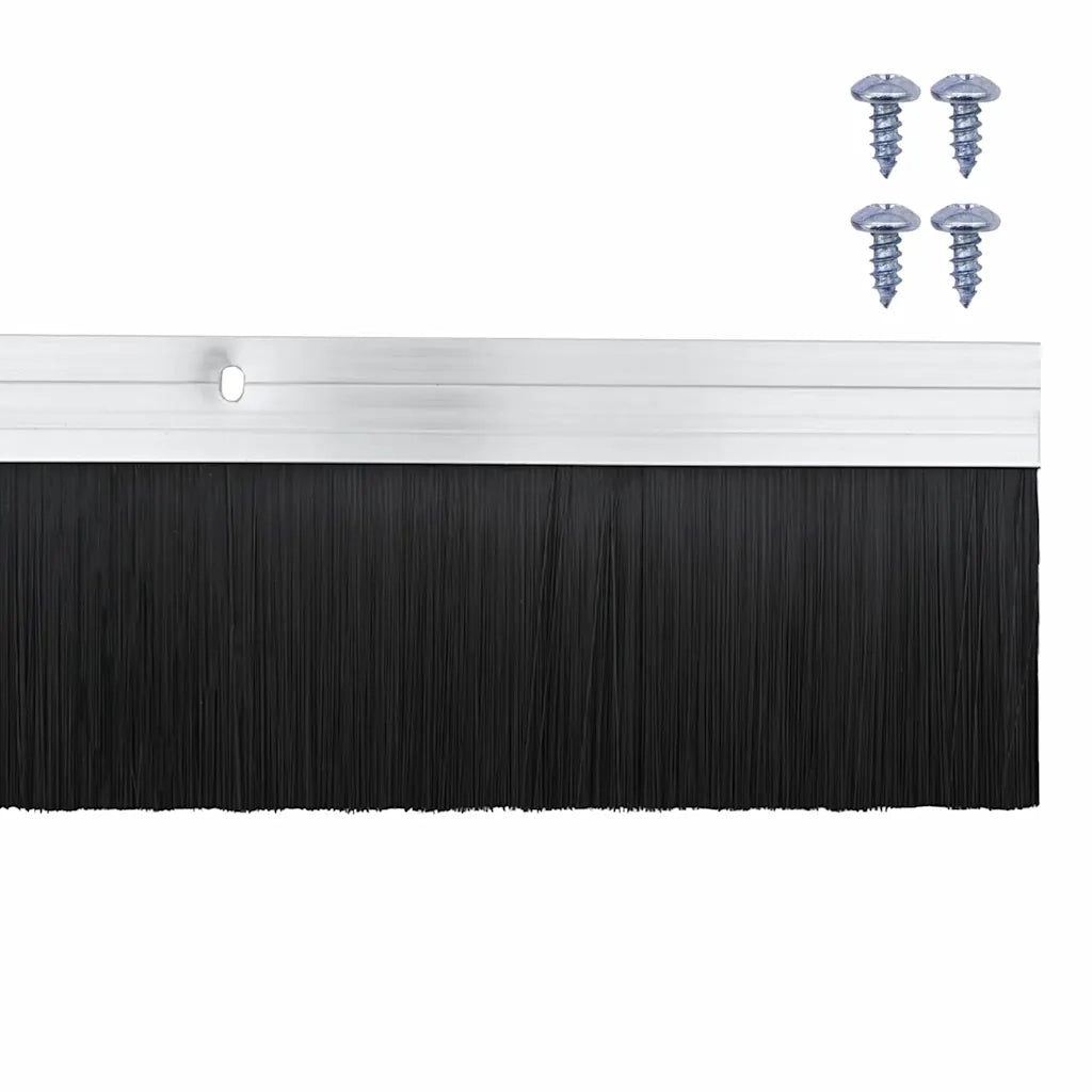 Spazzole per porte a vite 2 pz Argento 100 cm CFW4910567