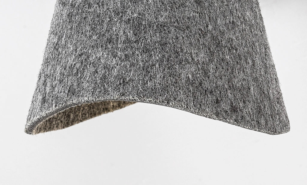 Applique Rabalux Farelia feltro grigio nero orientabile E14
