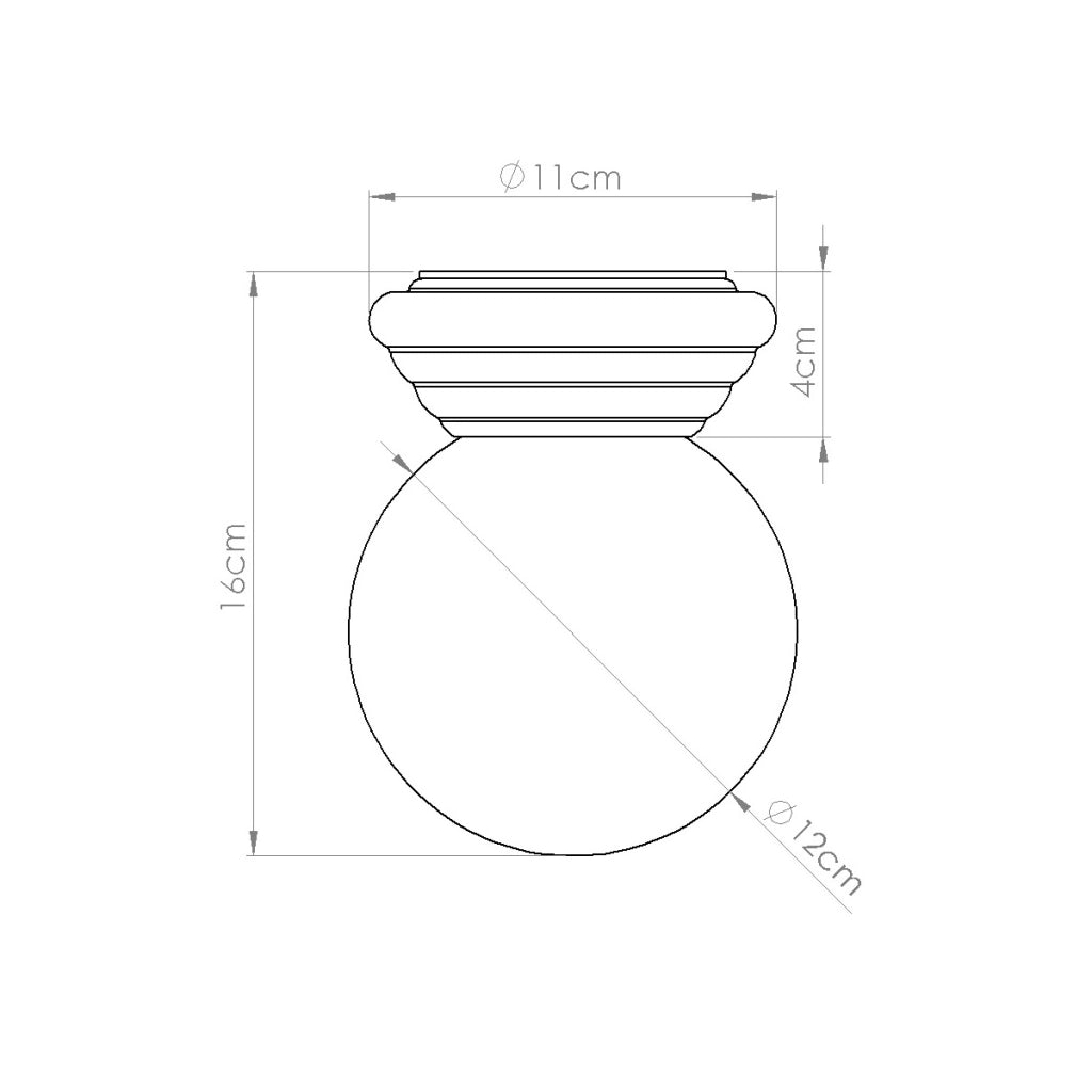Lampada da soffitto ZORI arancione IP44
