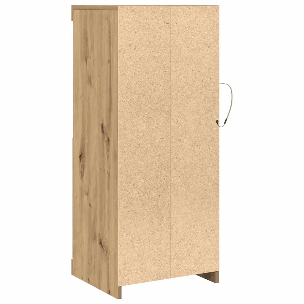 Madia LED Rovere artigianale 41 x 37 x 100 cm Legno multistrato 863040