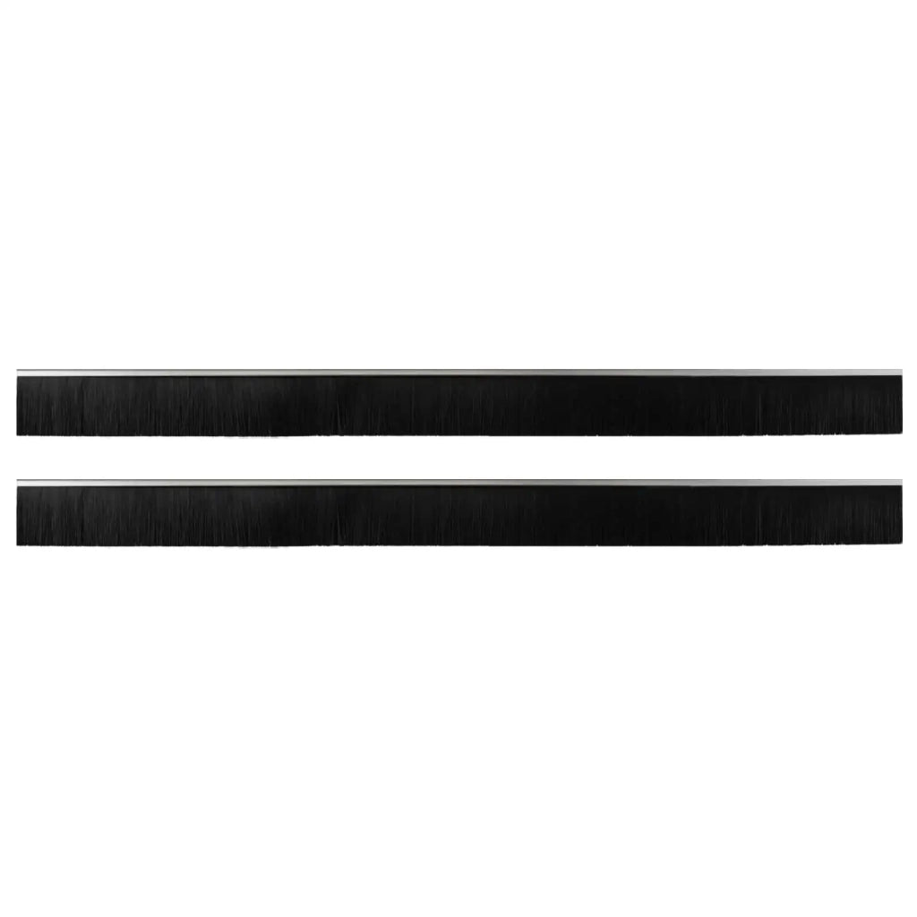 Spazzole per porte autoadesive 2 pcs Argento 100 cm 42019475