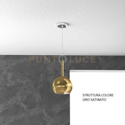 SOSP. OTTONE SAT. 1 LUCE PICCOLA ORO 1155OS-SP-OR