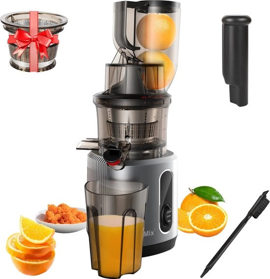 Elettroestrattore per verdure e frutta - centrifuga per succo - blender elettrico - centrifuga per succo rapida e facile da pulire.
