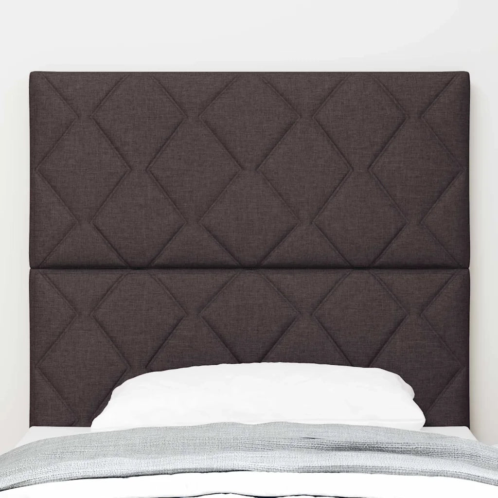 Testiera | Testata Marrone Scuro 100 cm Tessuto