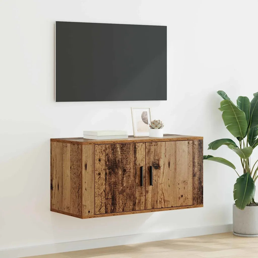 Mobile TV da parete Legno vecchio 80 x 34,5 x 40 cm 881150