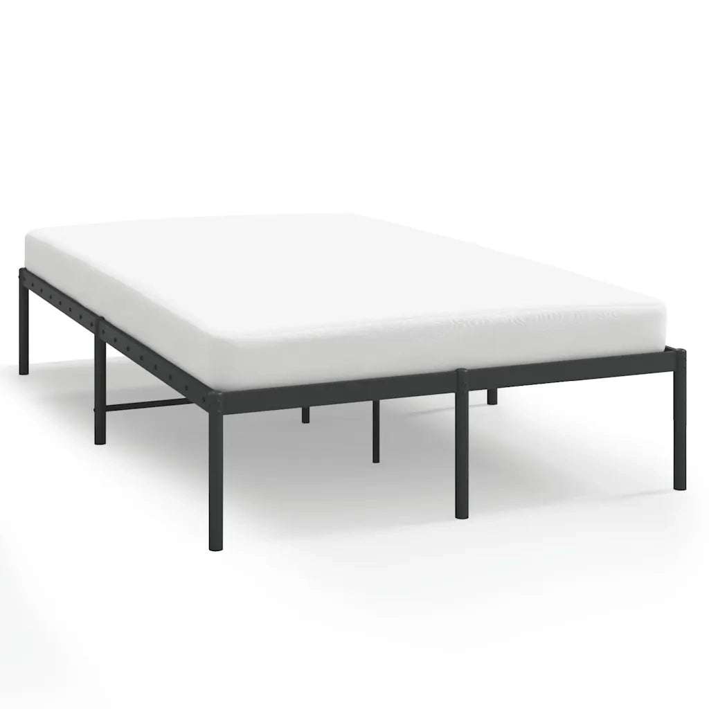 Giroletto-Struttura Letto in Metallo Nero 135x190 cm