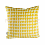 FODERA CUSCINO 40X40 IN TESSUTO VELLUTATO GIALLO